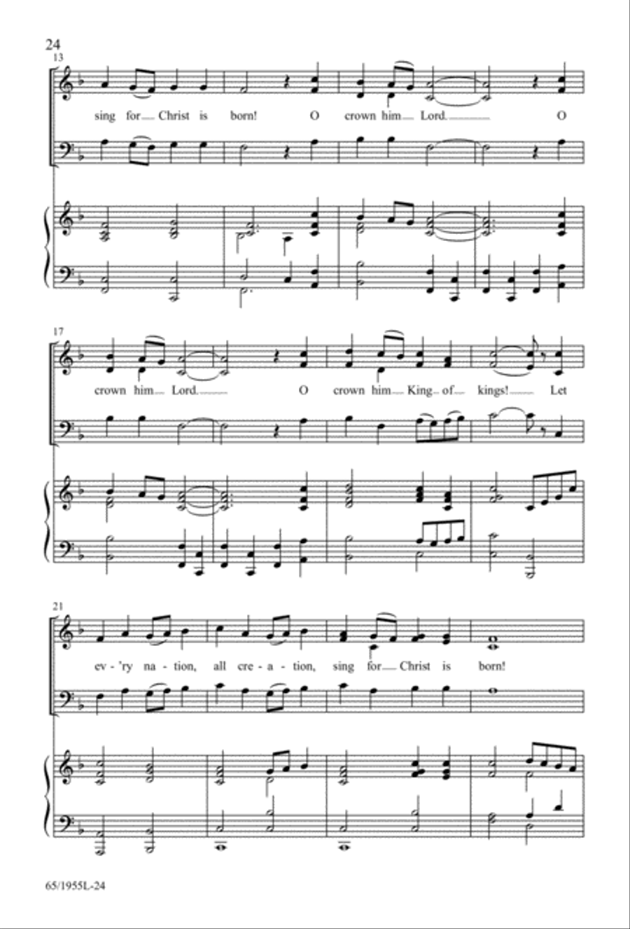 The Promise of a King 3-Part scores gallery preview page 24