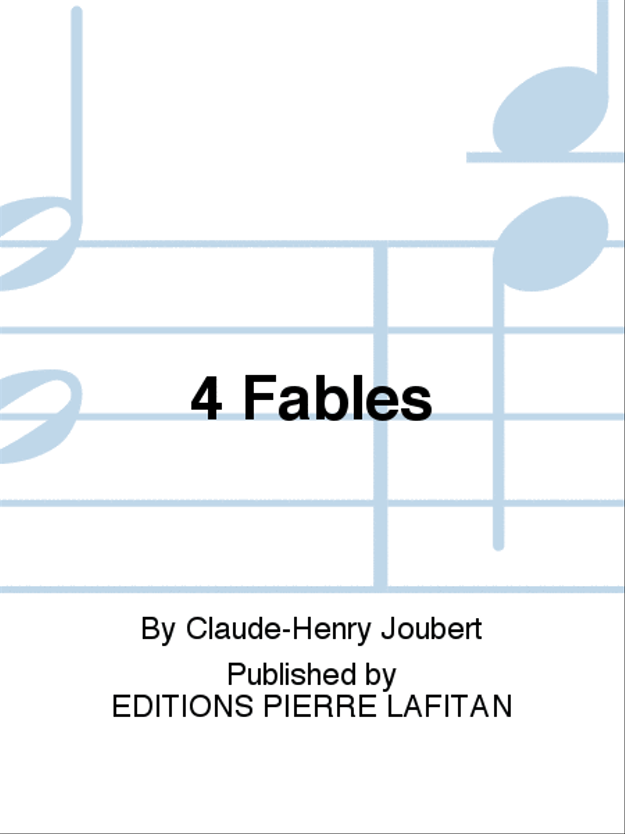 4 Fables - 4. Le Homard et L'Américaine Double Bass scores gallery preview page 1