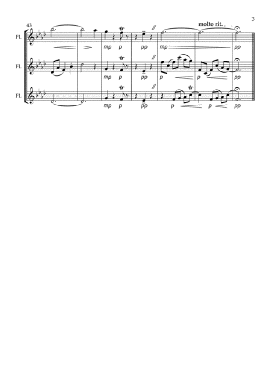 Scarborough Fair Scarborough Fair Woodwind Trio scores gallery preview page 3