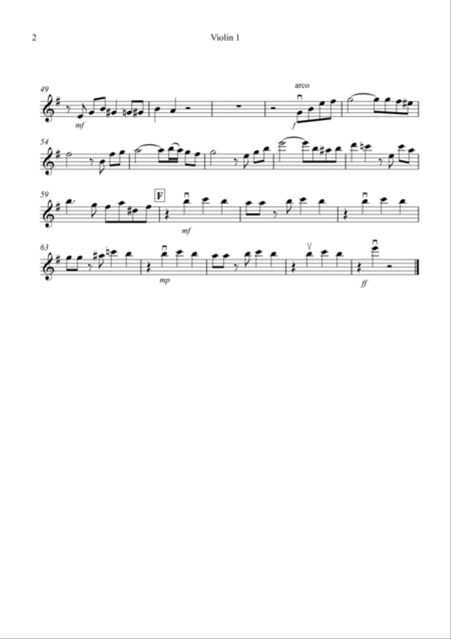 Tasty Tango for String Orchestra String Orchestra scores gallery preview page 6