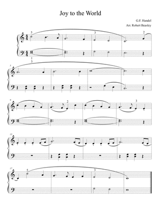 Joy to the World (easy piano)