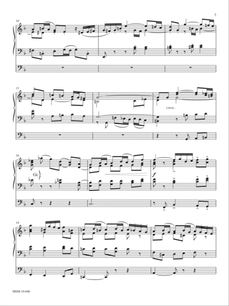 Six Voluntaries for Organ, Set 3 Organ scores gallery preview page 2