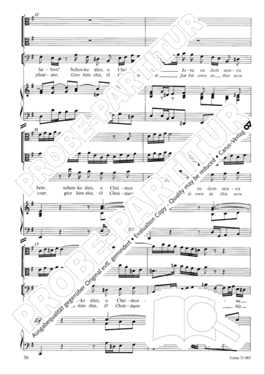 They all shall day come out from Sheba (Sie werden aus Saba alle kommen) TB scores gallery preview page 37