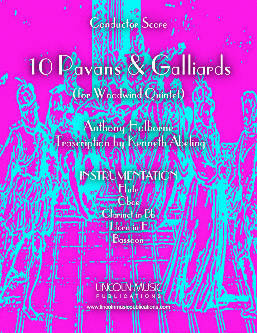 Holborne - 10 Pavans and Galliards (for Woodwind Quintet) Woodwind Quintet scores gallery preview page 1