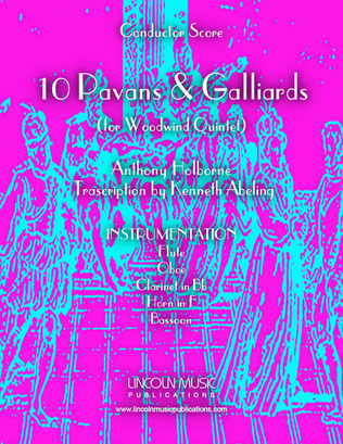 Holborne - 10 Pavans and Galliards (for Woodwind Quintet)