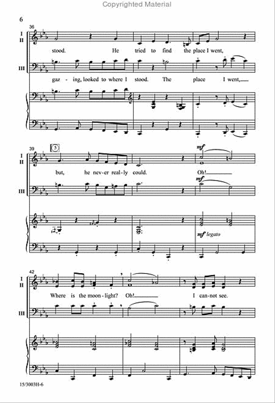 Something in the Dark 3-Part scores gallery preview page 6