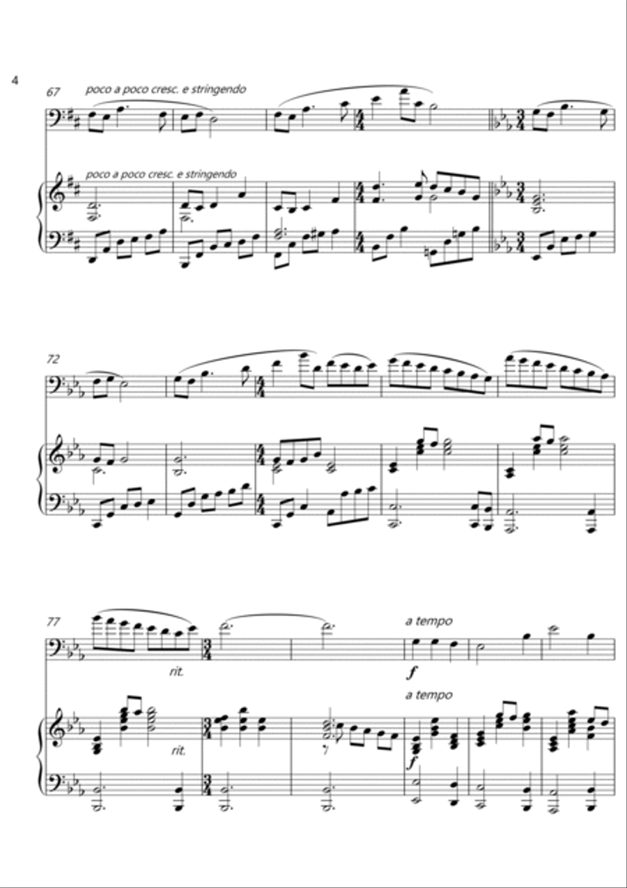 Meditation on Thou Who Wast Rich Beyond All Splendor Meditation on Thou Who Wast Rich Beyond All Splendor Chamber Music scores gallery preview page 5