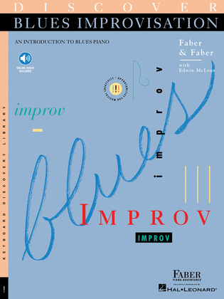Book cover for Discover Blues Improvisation