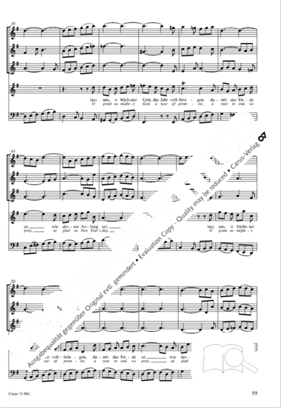 O Lord, we come to praise thee 4-Part scores gallery preview page 60