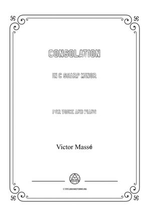 Masse-Consolation in c sharp minor,for Voice and Piano