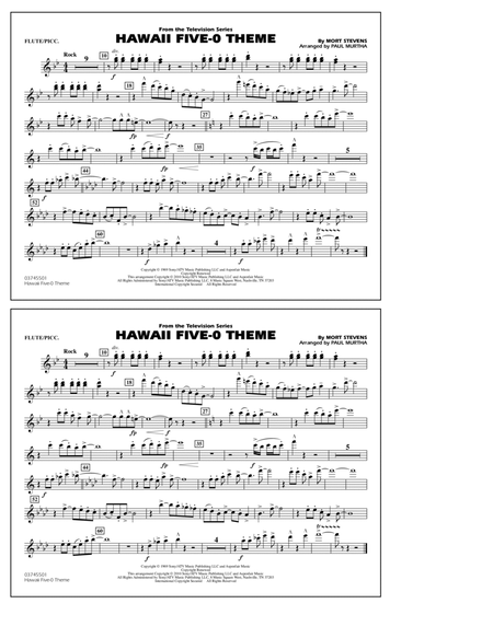Hawaii Five-O Theme - Flute/Piccolo