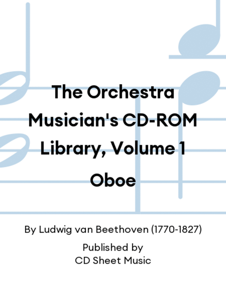 The Orchestra Musician's CD-ROM Library, Volume 1 Oboe