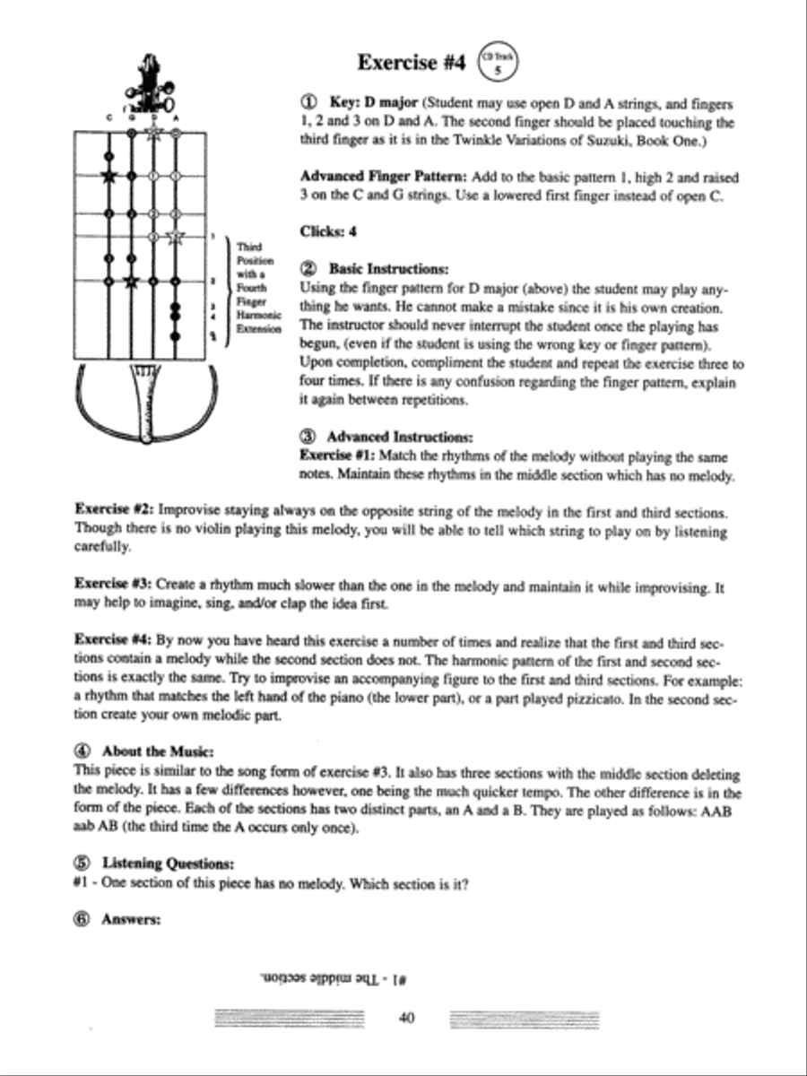 Fun Improvisation for Viola Viola scores gallery preview page 3