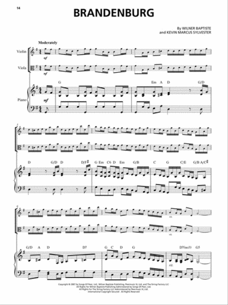 Black Violin Collection Viola scores gallery preview page 4