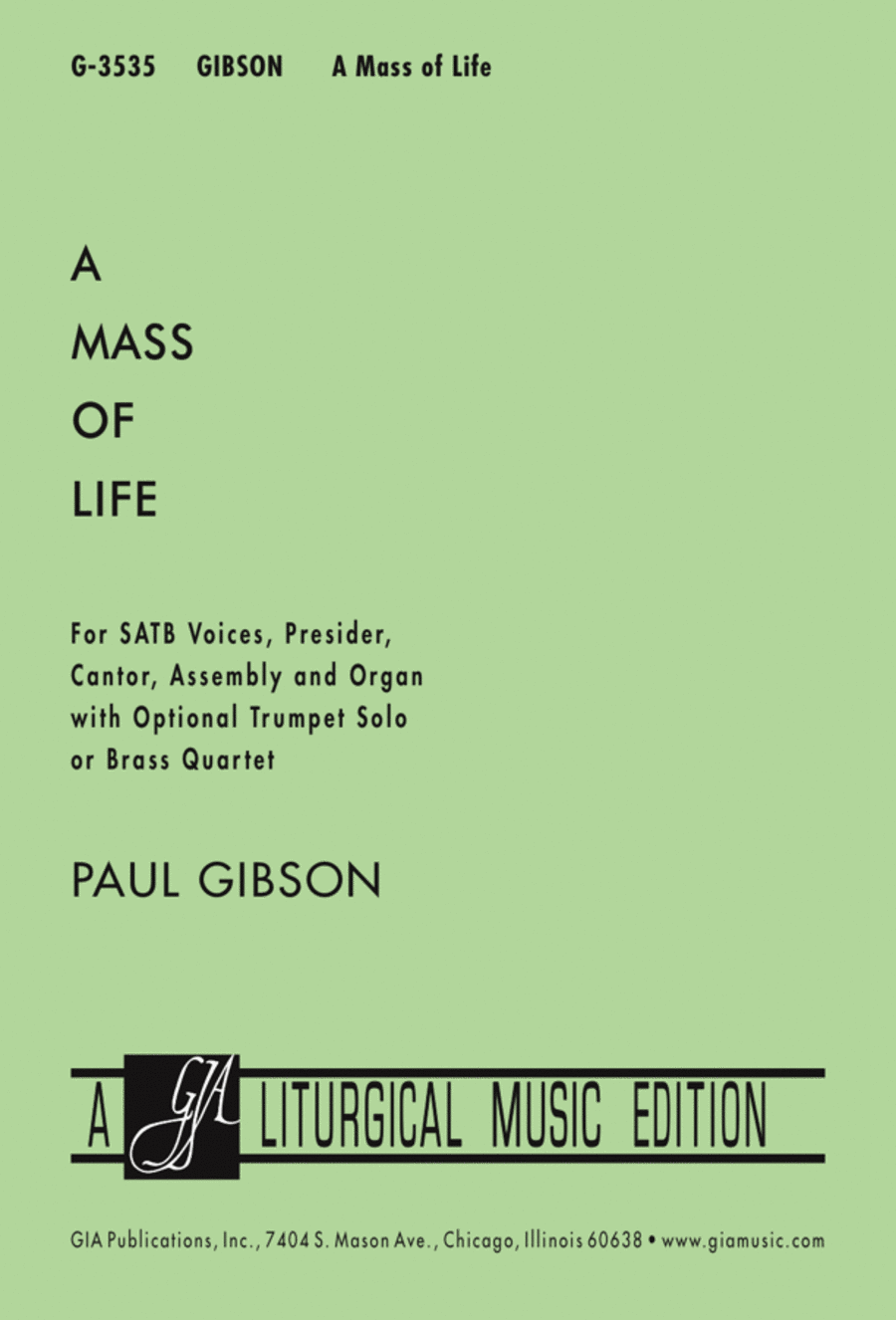 A Mass of Life - Instrument edition Trombone scores gallery preview page 1
