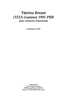 Thérèse Brenet: (5523) Luminet 1991 PH8 for concert band, Eb clarinet part