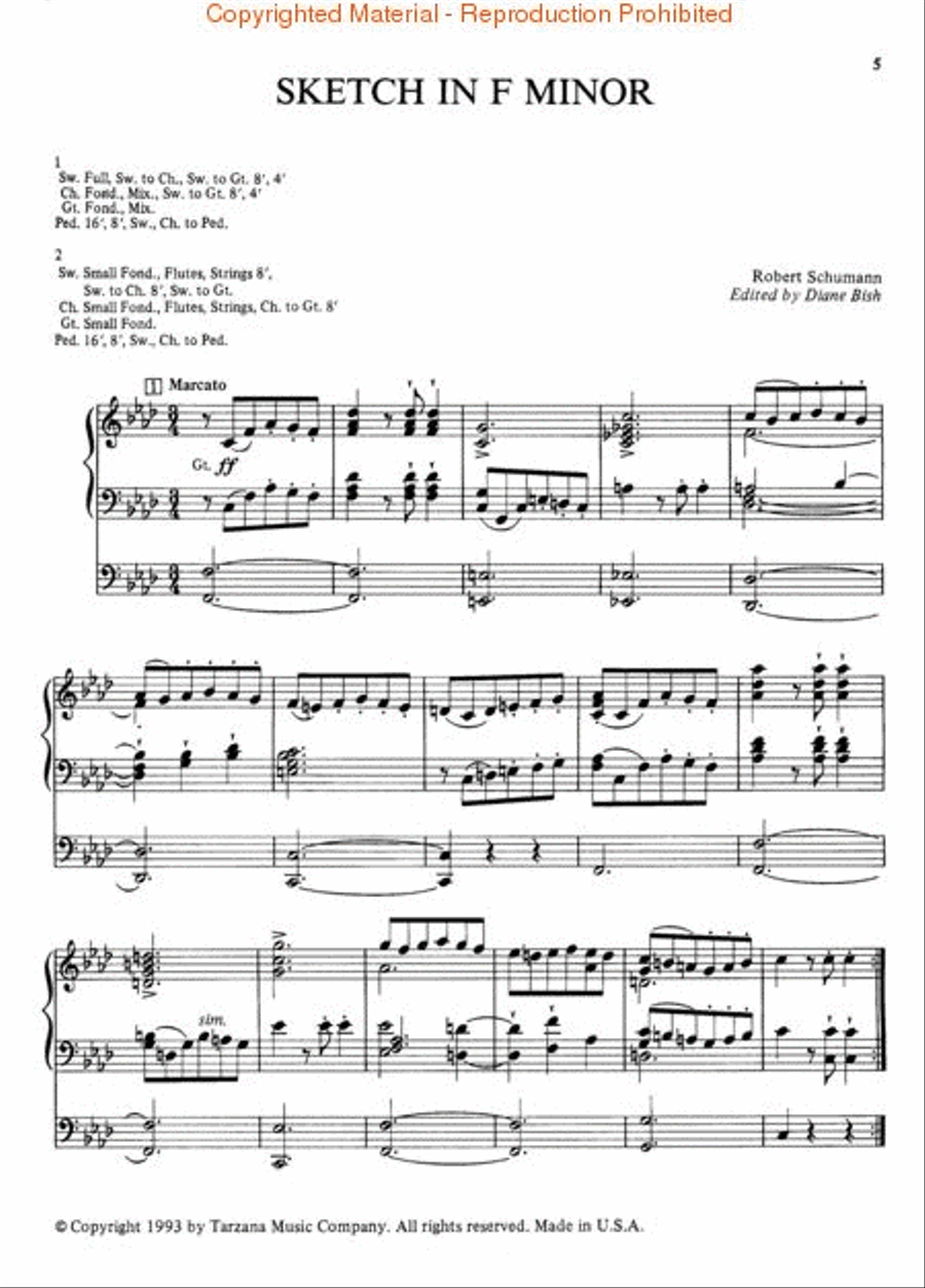 Diane Bish Favorite Organ Selections Organ scores gallery preview page 3