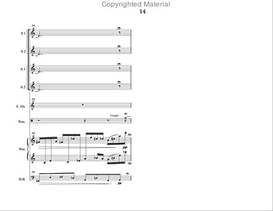 Song of Summer (choral score) SSAA scores gallery preview page 15