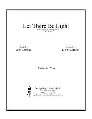 Let There Be Light (medium low voice)