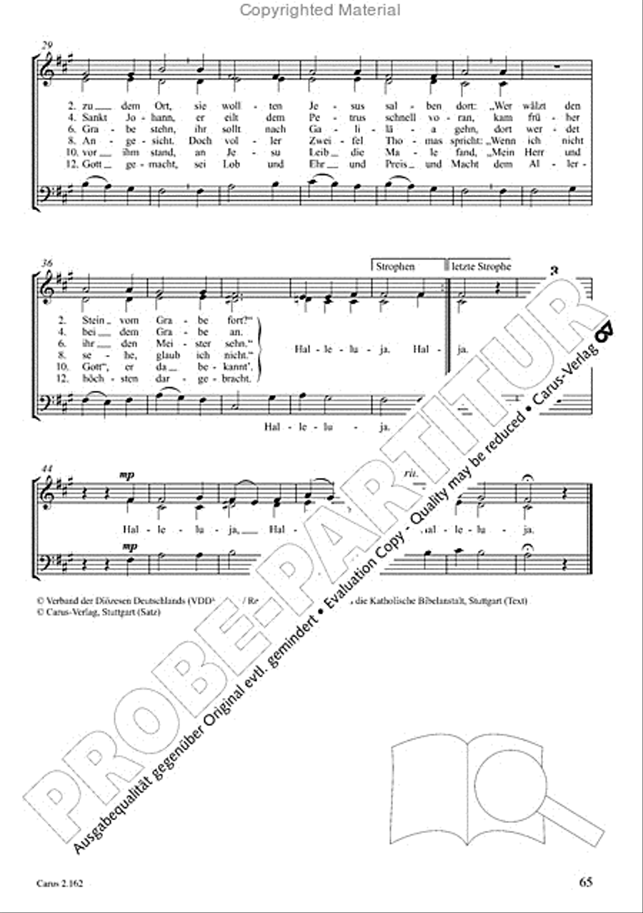 Chorbuch Gotteslob SAM 3-Part scores gallery preview page 66