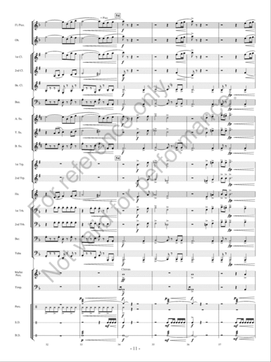 Fate of the Gods Fate of the Gods Concert Band scores gallery preview page 12