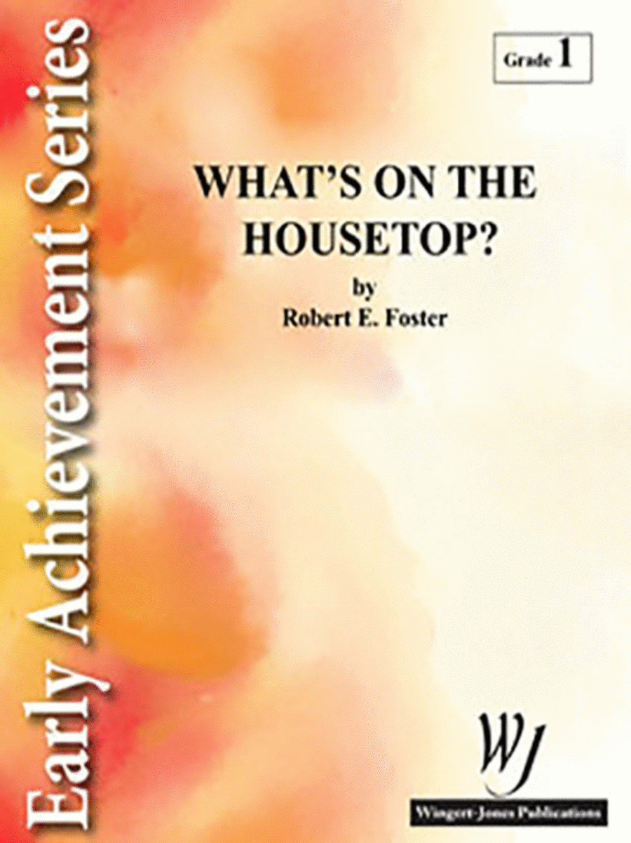 What's On The Housetop Concert Band scores gallery preview page 1