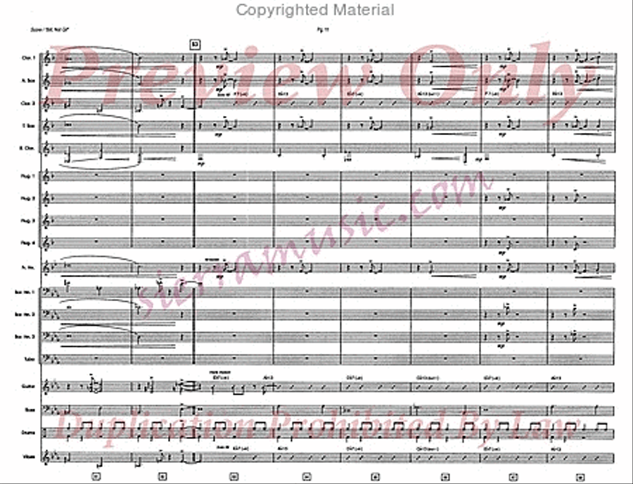 Bill, Not Gil Bill, Not Gil Jazz Ensemble scores gallery preview page 12