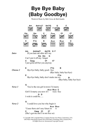 Bye Bye Baby (Baby Goodbye)