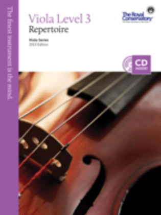 Book cover for Viola Repertoire 3