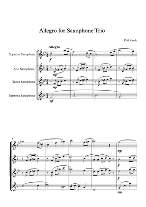 Book cover for Suite for Saxophone Trio