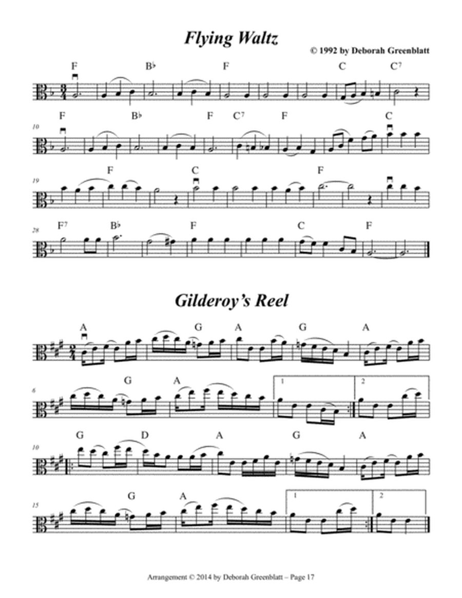 Dancing Fiddle Tune Trios for Strings - Viola B
