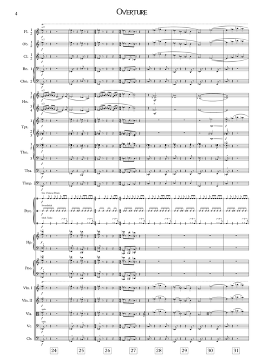 Suite From Mulan - Score Only