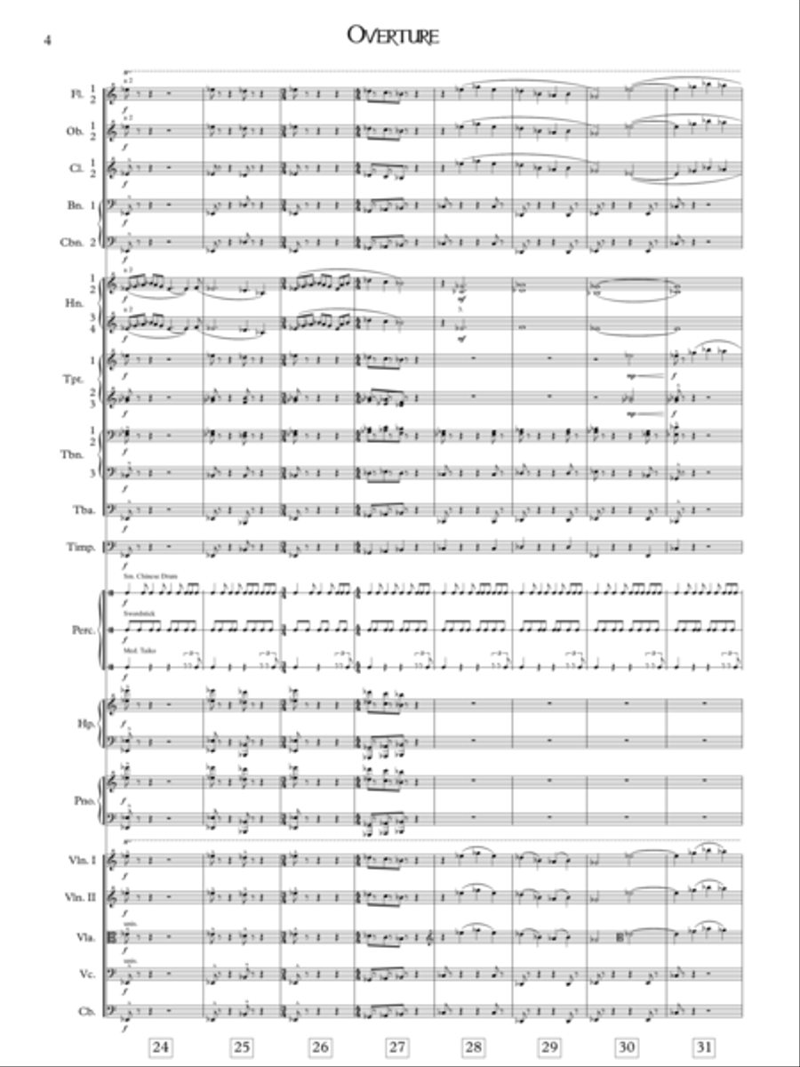 Suite From Mulan - Score Only Full Orchestra scores gallery preview page 6