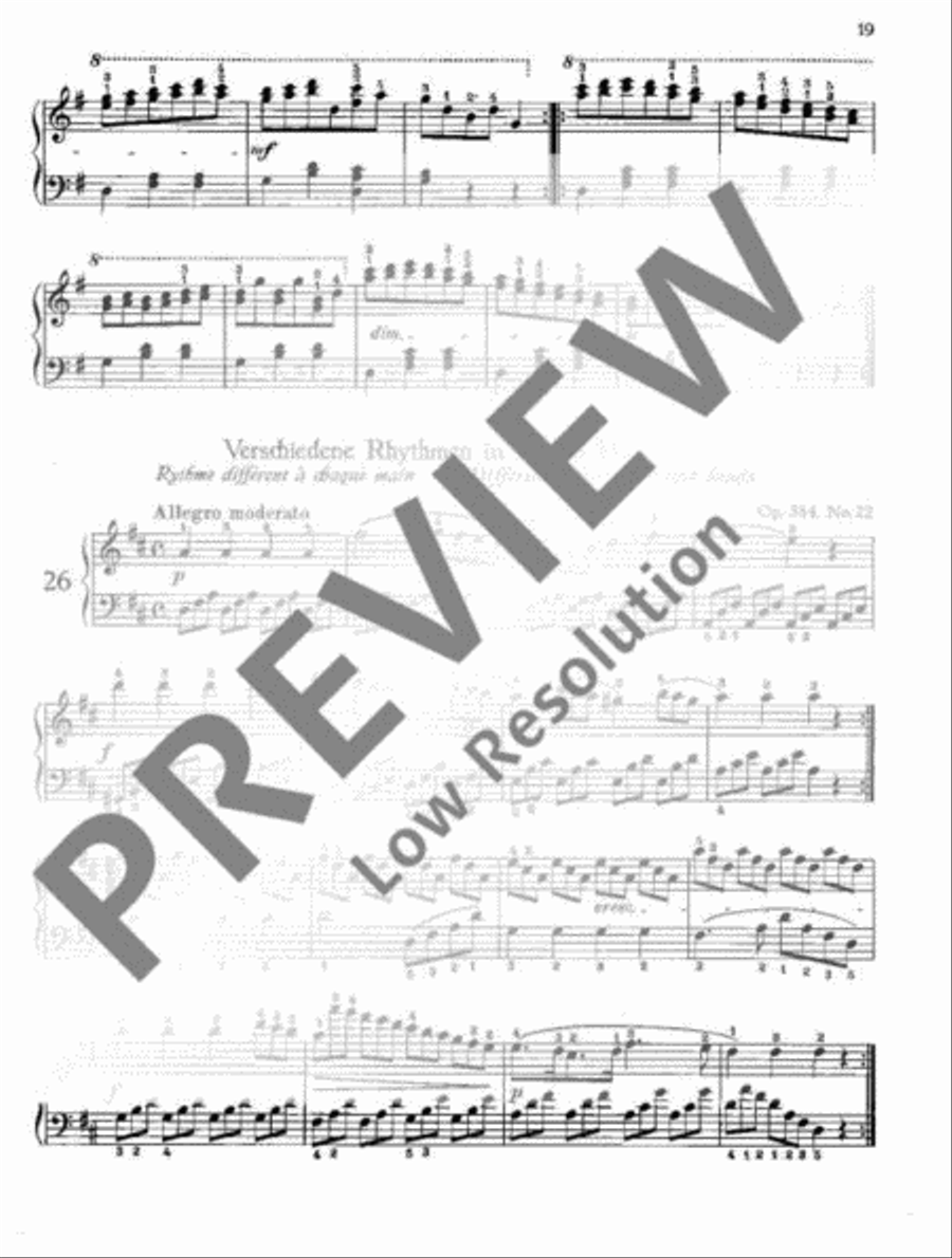 The practical Czerny Piano Solo scores gallery preview page 20