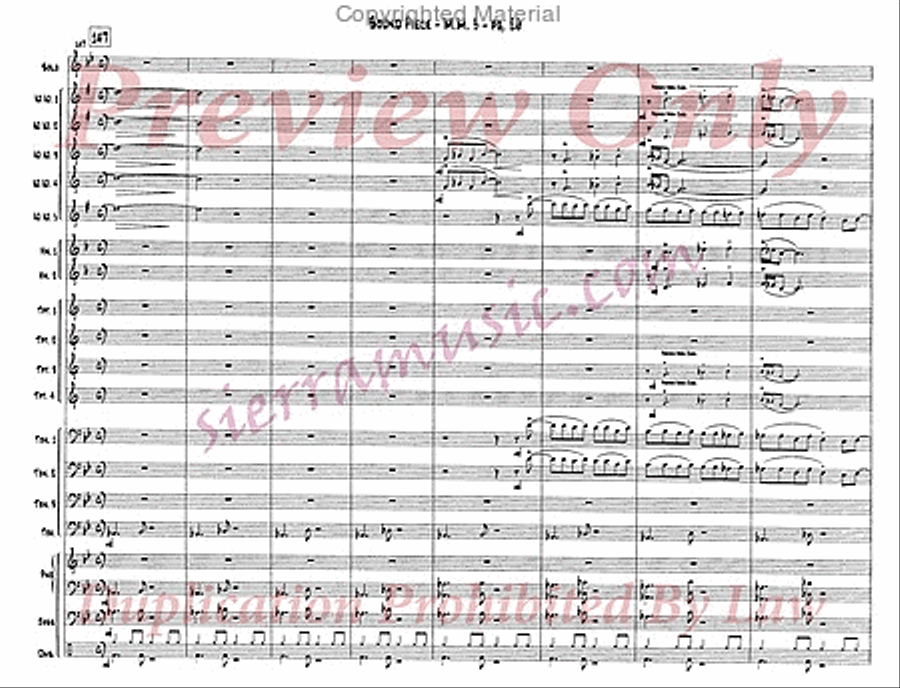 Sound Piece For Jazz Orchestra Big Band scores gallery preview page 27