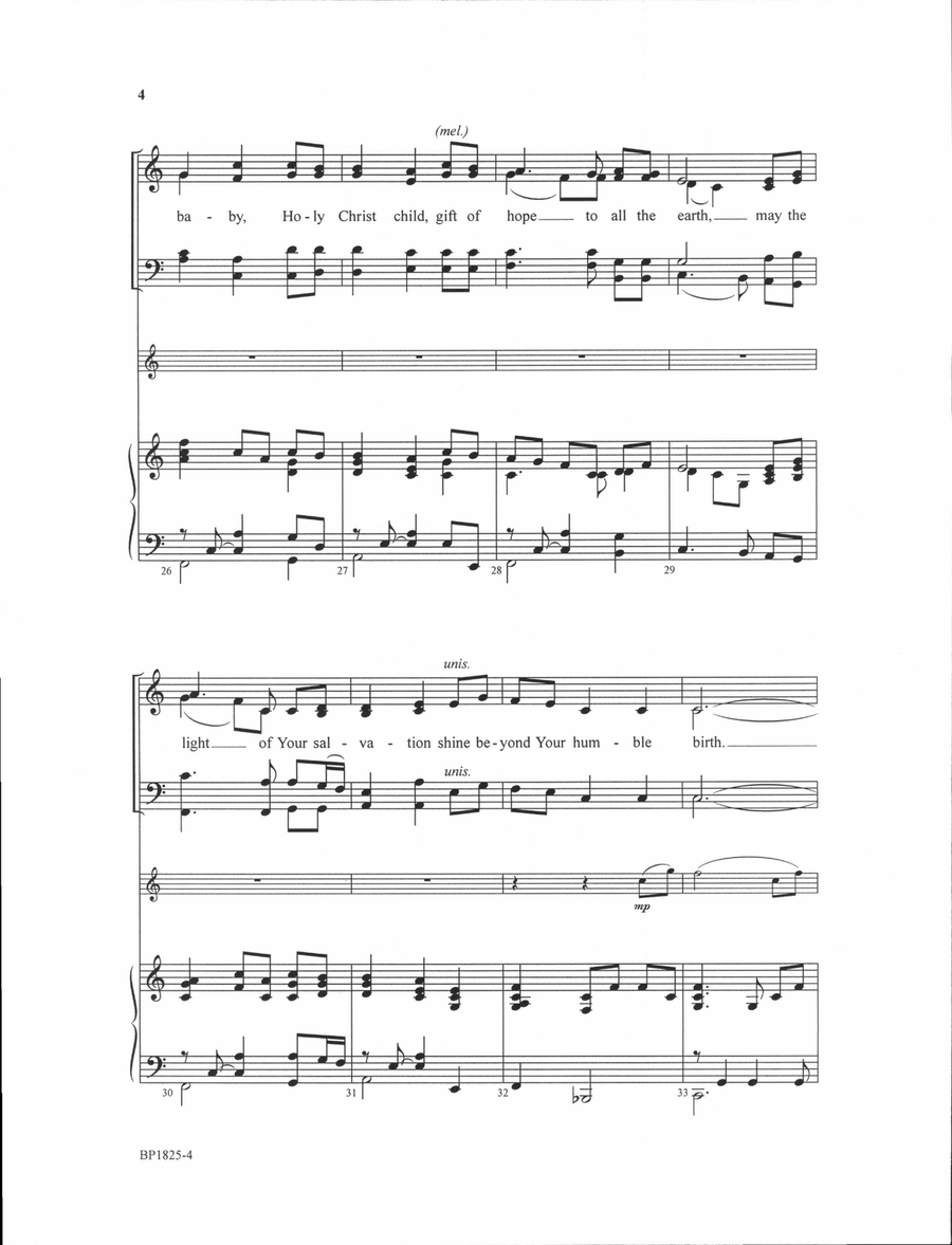 Living Light 4-Part scores gallery preview page 4
