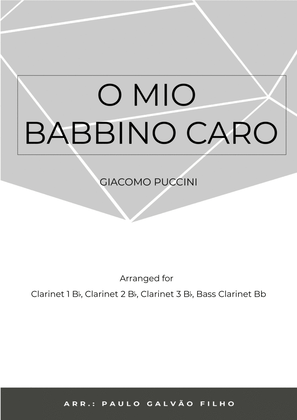 O MIO BABBINO CARO - CLARINET QUARTET
