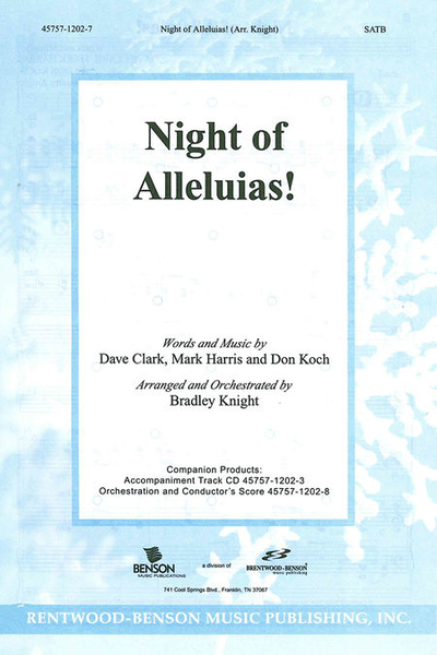 Night Of Alleluias (Split Track Accompaniment CD) (Pull Out)