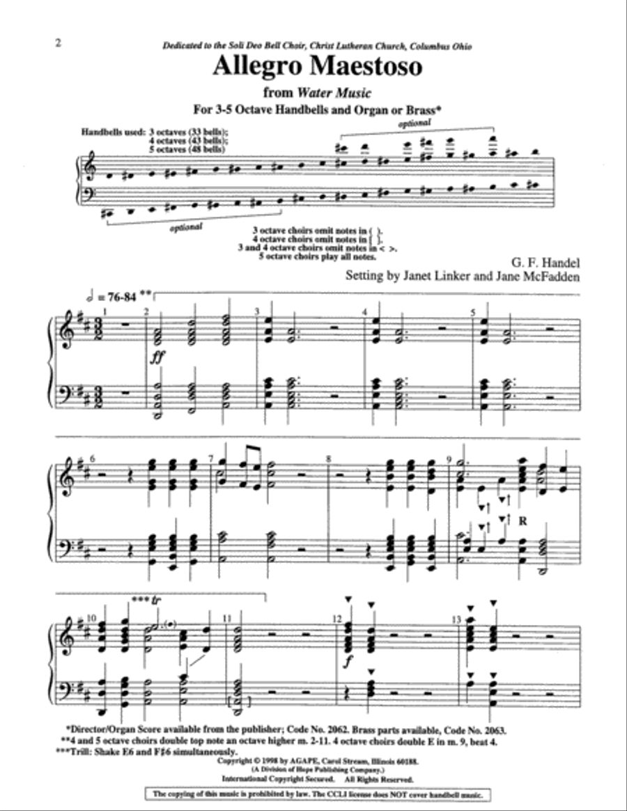 Allegro Maestoso 5-Octaves scores gallery preview page 2