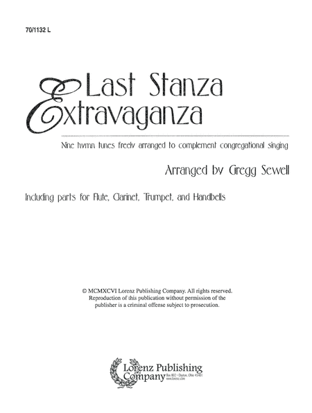 Last Stanza Extravaganza