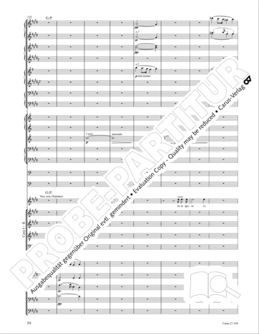 Te Deum Te Deum 4-Part scores gallery preview page 55