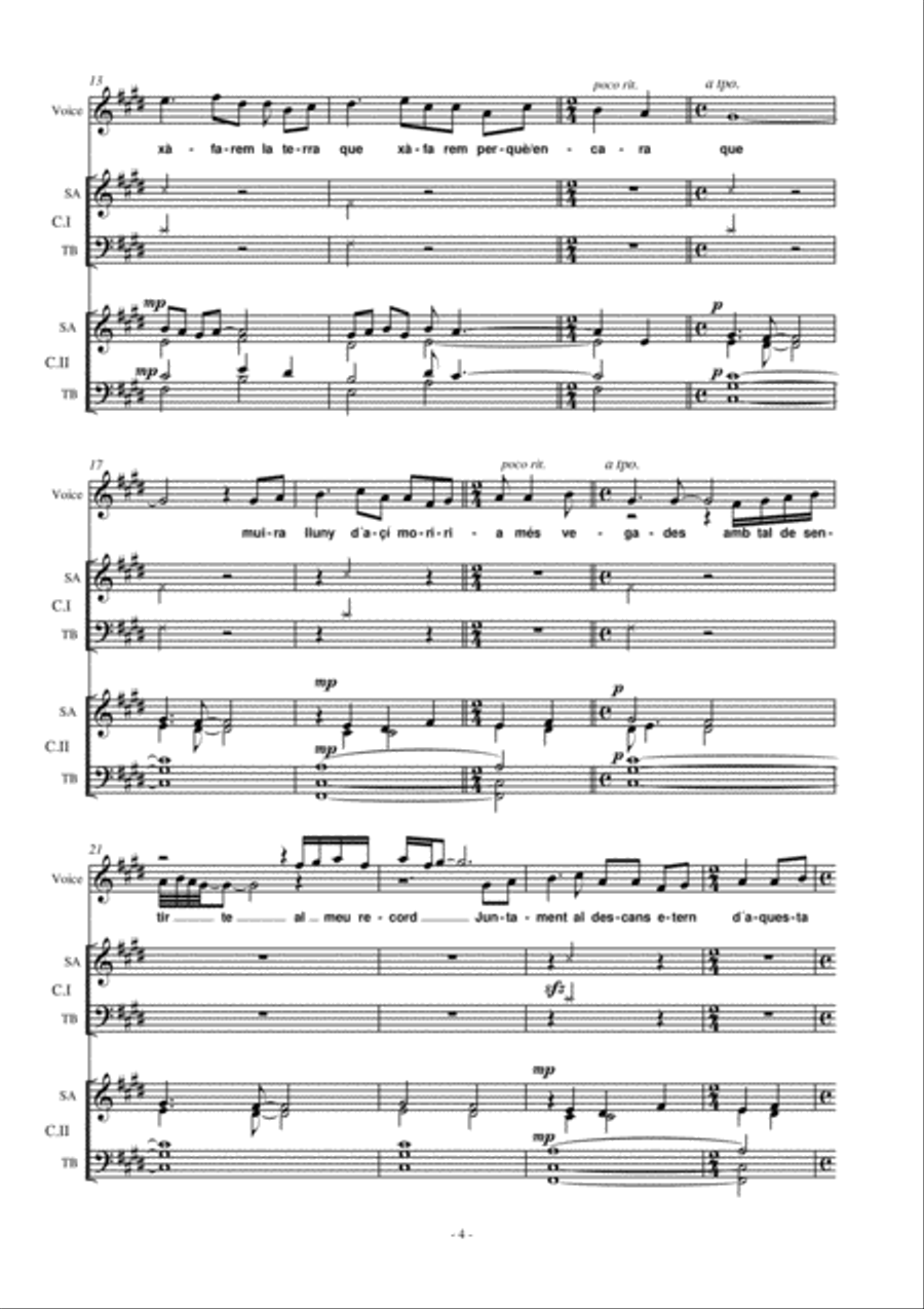 Xivarri Song's Xivarri Song's 4-Part scores gallery preview page 6