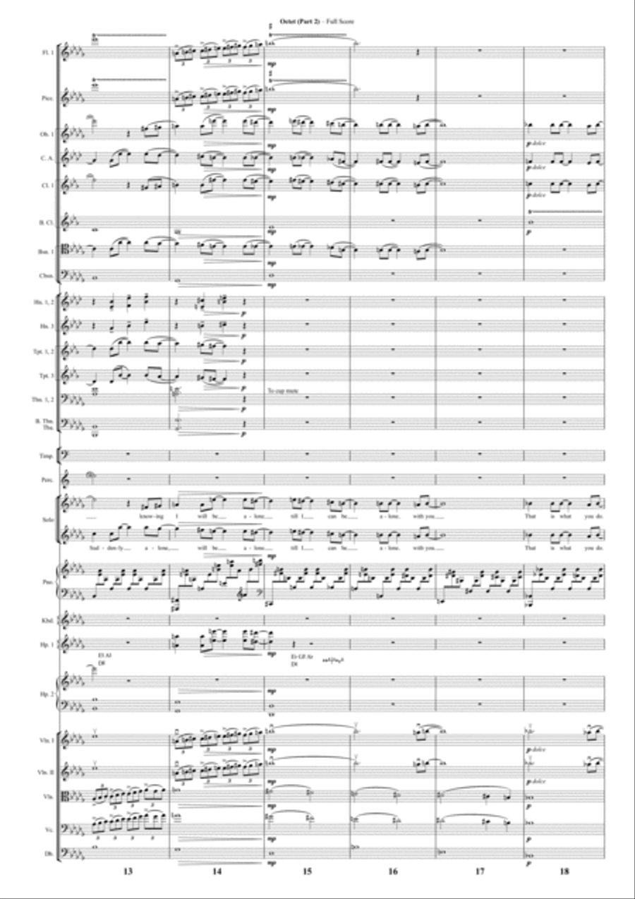Octet (light In The Piazza) Full Orchestra scores gallery preview page 3