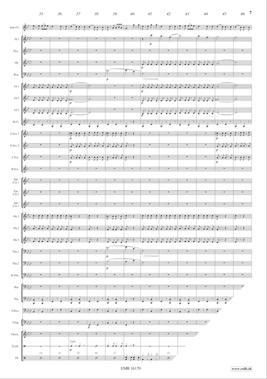 Greetings From Italy Greetings From Italy Concert Band scores gallery preview page 8