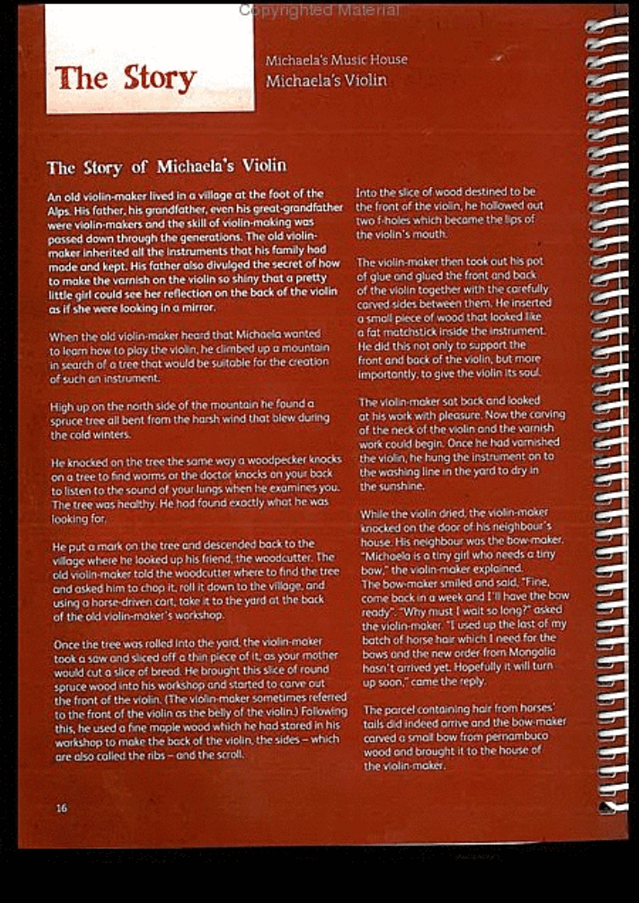 Michaela's Music House Michaela's Music House Violin Solo scores gallery preview page 6