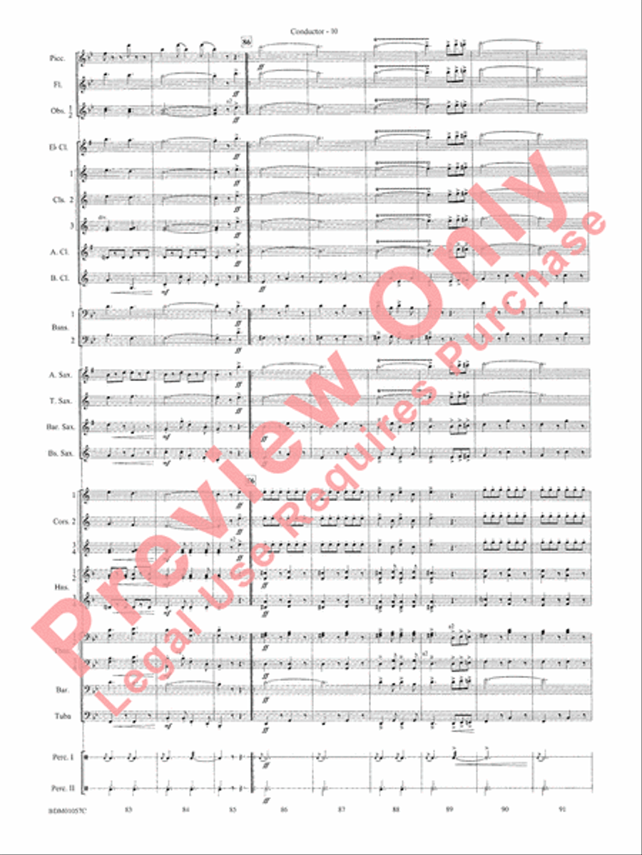 Black Horse Troop - Cb Concert Band scores gallery preview page 12