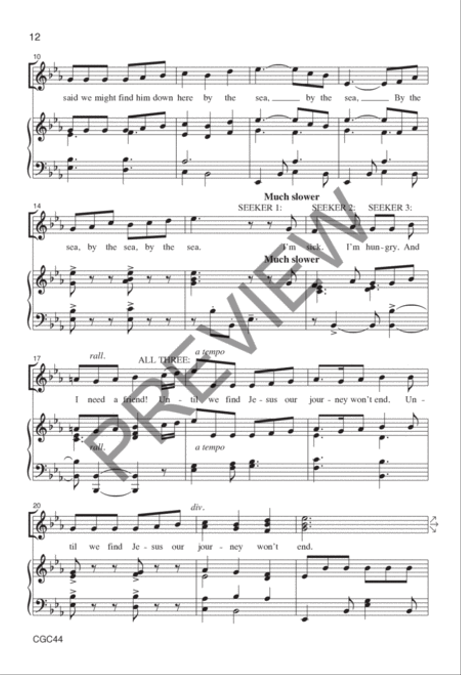 By the Sea Preview Kit (Score & CD) Choir scores gallery preview page 10