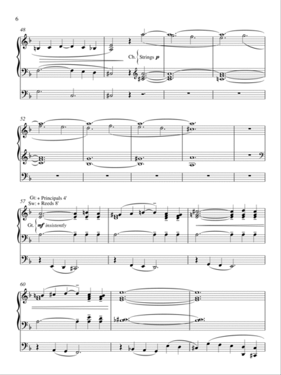 Suite No. 1 Suite No. 1 Organ Solo scores gallery preview page 6