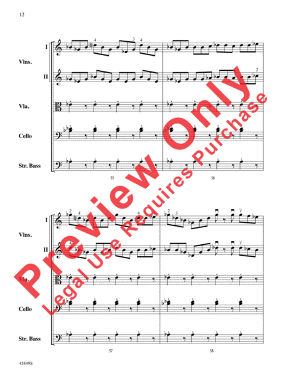 American Salute String Orchestra scores gallery preview page 12