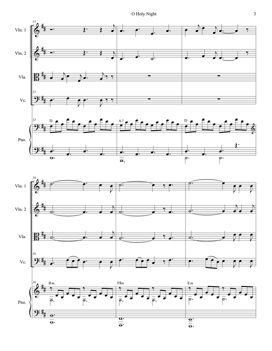 O Holy Night (with 